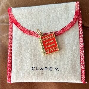 Clare V Le Book Locket Charm